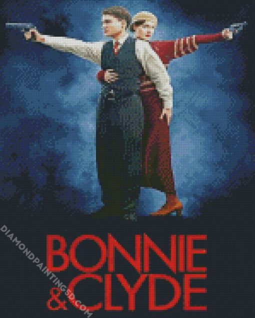 Bonnie And Clyde Movie Diamond painting
