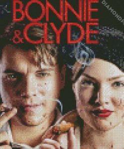 Bonnie And Clyde Film Poster Diamond Paintings