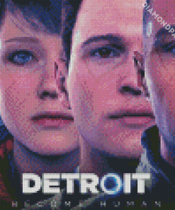 Detroit Become Human Game Diamond Paintings