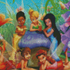 Tinker Bell And Fairies Diamond Paintings
