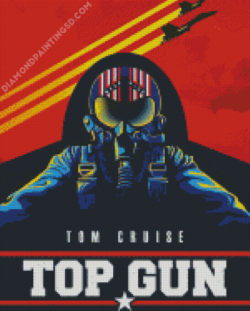 Top Gun Movie Poster Diamond Paintings