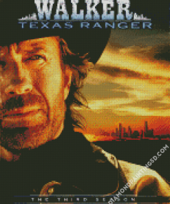 Walker Texas Ranger Poster Diamond Paintings