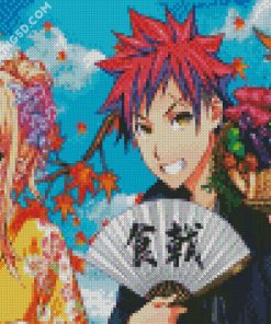 Food Wars Erina And Soma Yukihira Diamond Paintings