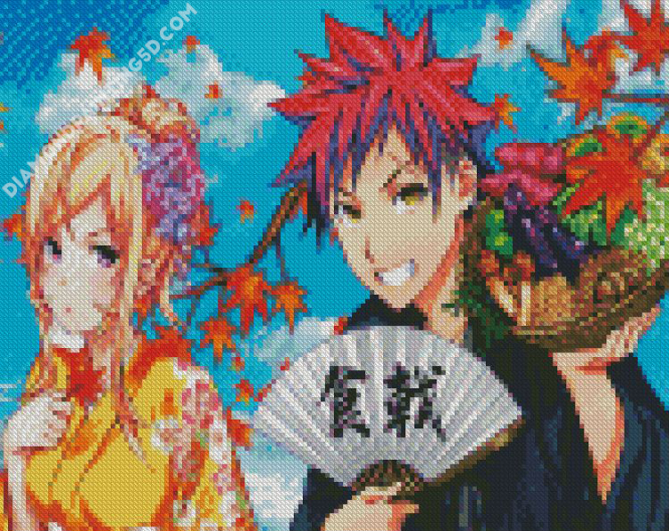 Food Wars Erina And Soma Yukihira Diamond Painting 