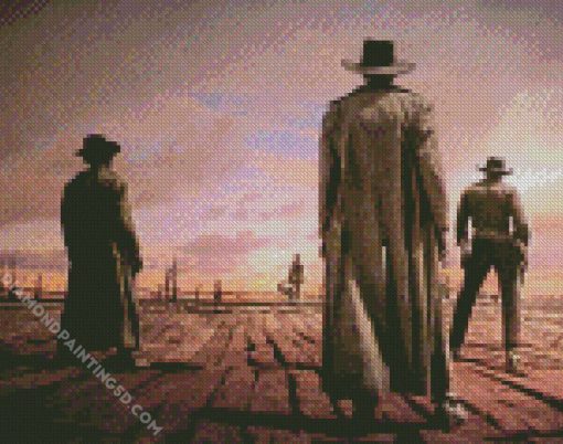 Fistful Of Dollars Characters Art Diamond Paintings