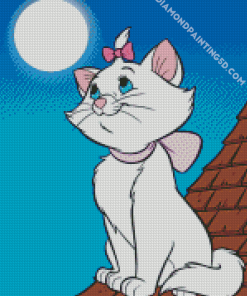 Marie The Aristocats Character Diamond Paintings