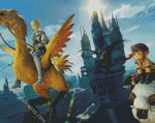 Aesthetic Final Fantasy XiV Diamond Paintings