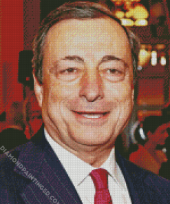 Aesthetic Mario Draghi Diamond Paintings