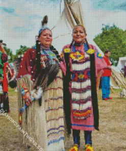 American Native Indian Ladies Diamond Paintings
