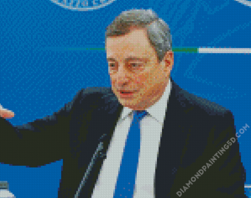 Mario Draghi Diamond Paintings