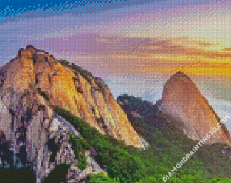 Mount Seroraksan Sunset Diamond Paintings