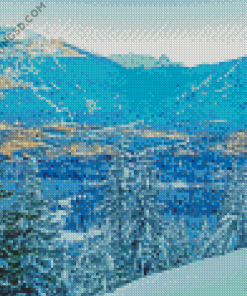 Snowy Mountains Whistler Diamond Paintings