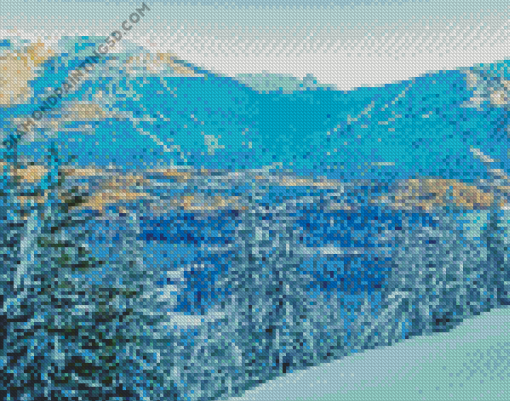 Snowy Mountains Whistler Diamond Paintings