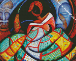 Abstract Quilter Diamond Paintings