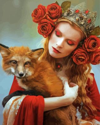 Autumn Redhead Goddess Diamond Paintings