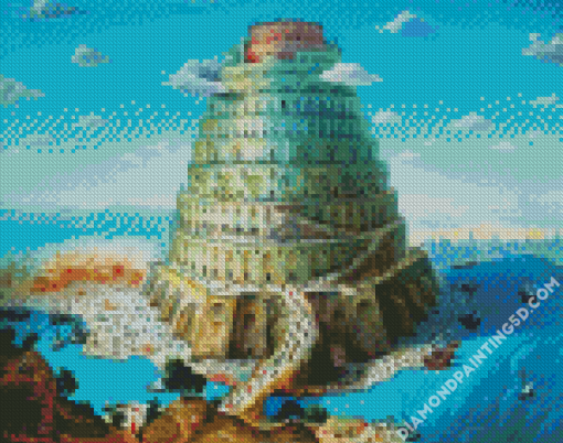 Babel Tower Art Diamond Paintings