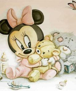 Baby Minnie Mouse Diamond Paintings