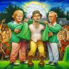 Caddyshack Characters Art Diamond Paintings