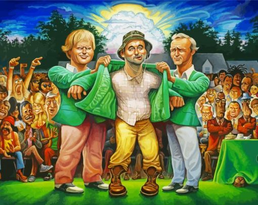 Caddyshack Characters Art Diamond Paintings