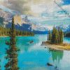 Canada Maligne Lake diamond painting
