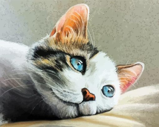 Cat Pastel Art Diamond Paintings