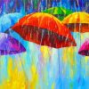 Colorful Umbrellas diamond painting