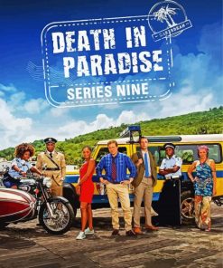 Death In Paradise Serie Poster Diamond Paintings