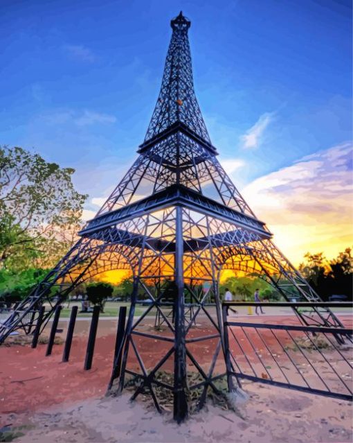 Eiffel Tower Replica Chandigarh Diamond Paintings