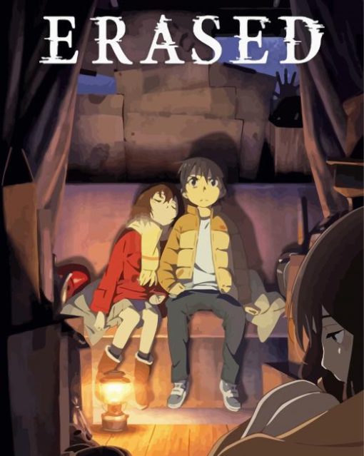 Erased Anime Poster Diamond Paintings