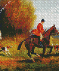 Fox Hunt Art Diamond Paintings