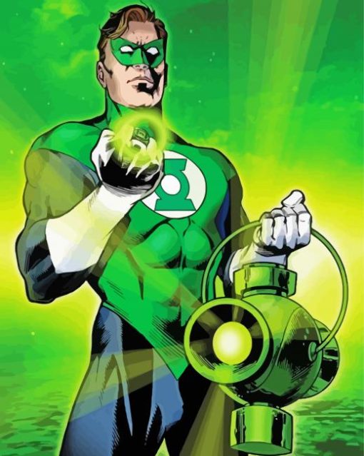 Green Lantern Animation Diamond Paintings