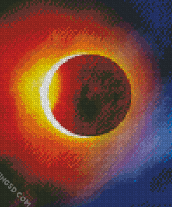 Solar Eclipse Art Diamond Paintings