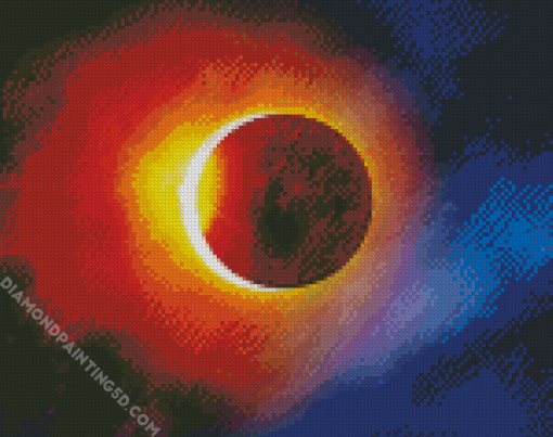 Solar Eclipse Art Diamond Paintings