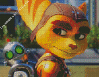 Ratchet And Clank Video Game Diamond Paintings