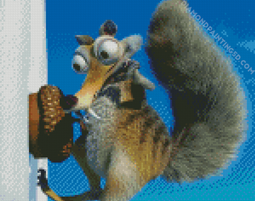 Scrat Ice Age Character Diamond Paintings