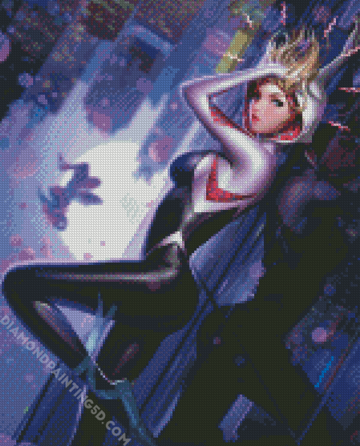 Spider Gwen Comic Diamond Paintings