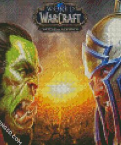 World Of Warcraft Battle For Azeroth Game Characters Diamond Paintings