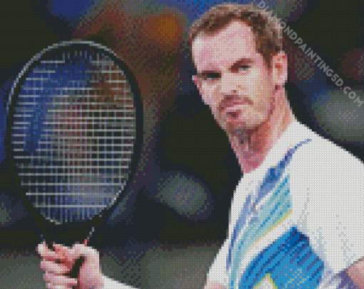 British Tennis Player Andy Murray Diamond Paintings