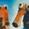 Ice Age Scrat Diamond Paintings