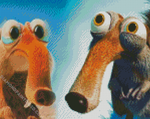 Ice Age Scrat Diamond Paintings