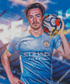 Jack Grealish Manchester City Player Diamond Paintings