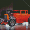 Orange 32 Ford Coupe Diamond Paintings