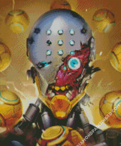 Overwatch Video Game Zenyatta Diamond Paintings