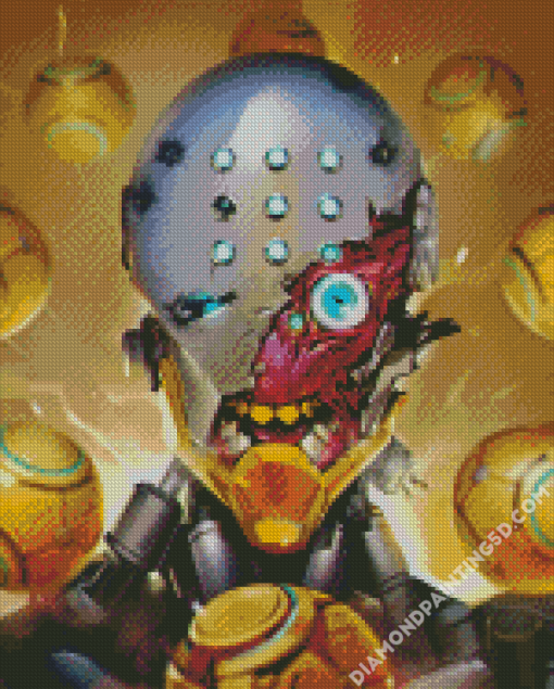 Overwatch Video Game Zenyatta Diamond Paintings