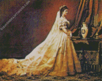 Queen Sisi In The Wedding Dress Diamond Paintings