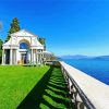 Italian Villa On The lake Diamond Paintings