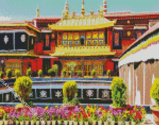 Jokhang Temple Lhasa China diamond painting