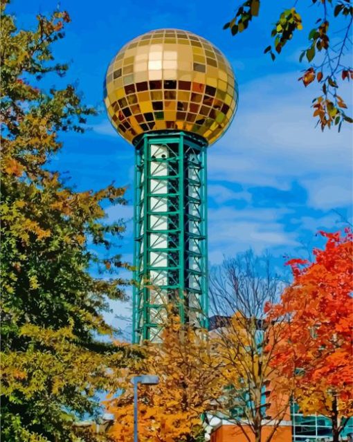 Knoxville Sunsphere Diamond Paintings