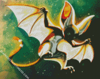 Lemur Bat diamond painting
