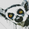 Lemur Head diamond painting
